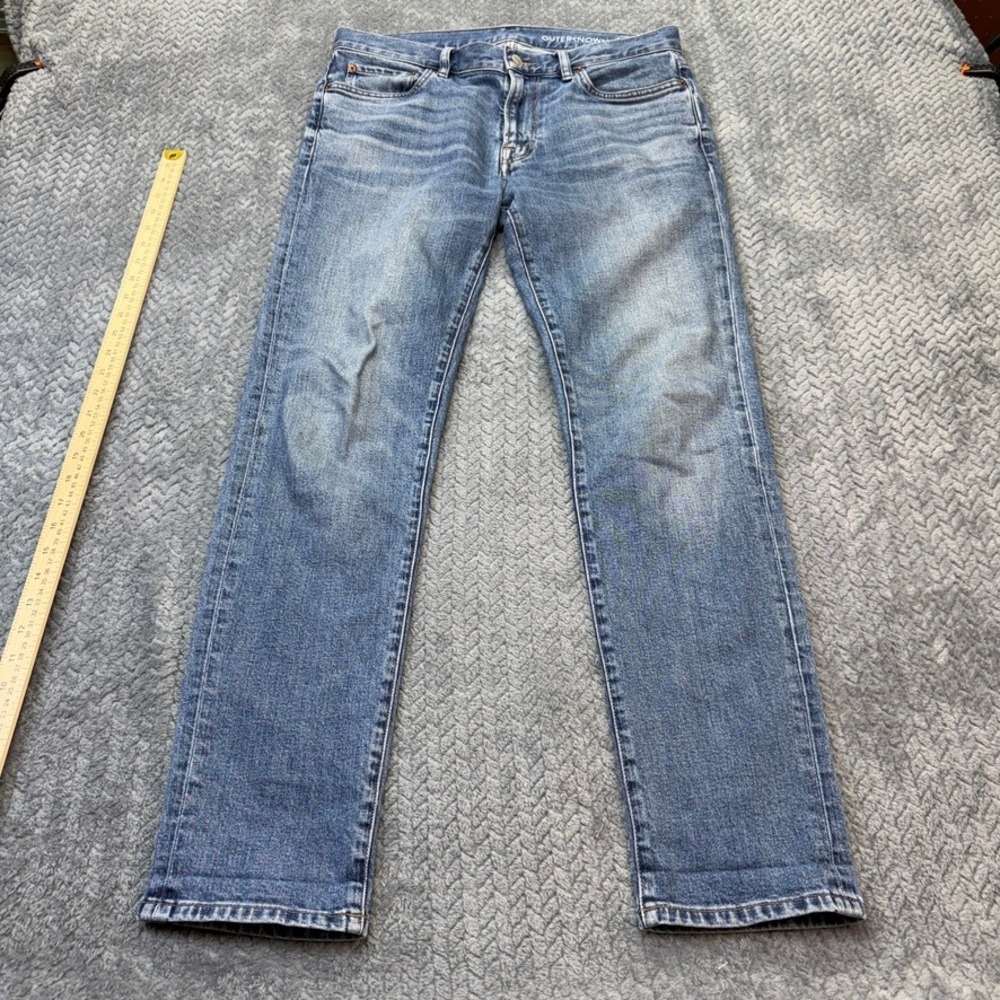 Outerknown S.E.A. Jeans Ambassador Slim Fit Mens 34x31 Blue Stretch Denim